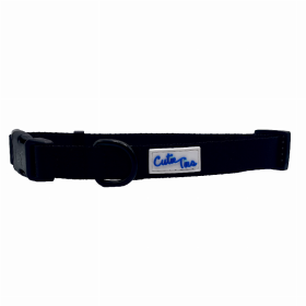 Cutie Ties Fun Design Dog Collar (Color: black, size: small)