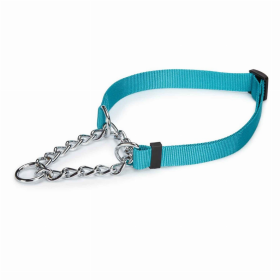 GG Martingale Collar (Color: light blue, size: 13-18in)