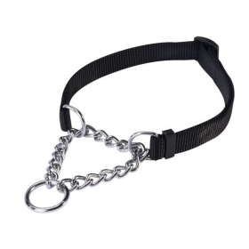 GG Martingale Collar (Color: black, size: 13-18in)