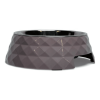 Diamond Melamine Stainless Steel Dog Bowl