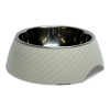 Twill Round Melamine Stainless Steel Dog Bowl