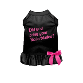 Did You Bring Your Rollerblades? Dog Dress (size: XS)