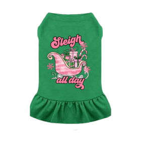 Sleigh All Day - Dog Dress (size: XS)