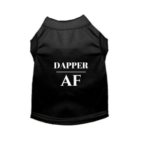 Dapper AF Tee (Color: black, size: small)