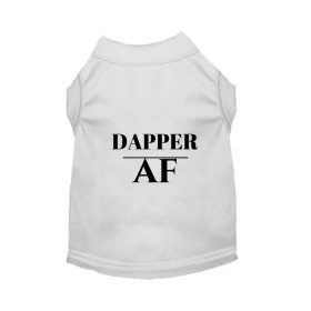 Dapper AF Tee (Color: White, size: X Large)