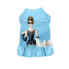 Little Miss Sniffany Dress (Color: Blue, size: X Small)