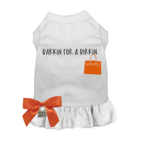 Barkin' for A Birkin- Dog Dress (size: X Small)