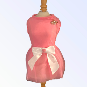 Bee Mine Valentine Dog Dress (size: medium)