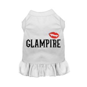 GLAMpire Dress (Color: White, size: X Small)