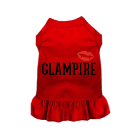 GLAMpire Dress (Color: Red, size: X Small)