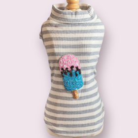 My Ice Cream Pullover- Dog Sweater (size: small)