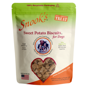 Sweet Potato Dog Biscuits - Small, biscuit-size pieces (size: 8oz)