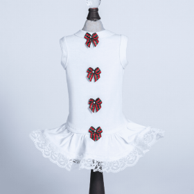 Christmas Dress (Color: White, size: XS)