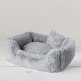 Divine Dog Bed (Color: Dove Grey, size: one size)