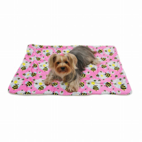 Ultra Soft Minky/Plush Blanket (Color: pink, size: small)